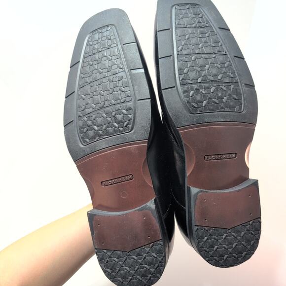 Florsheim Men's Leather Slip On Dress Shoes Black Size 14 3E - Picture 7 of 8